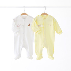 Чоловічки MagBaby Комплект Abel, 62 розмір, 0-3 міс молочний та жовтий