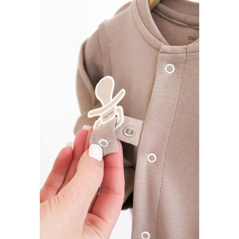 Чоловічки MagBaby Комплект Abel, 62 розмір, 0-3 міс молочний та капучино