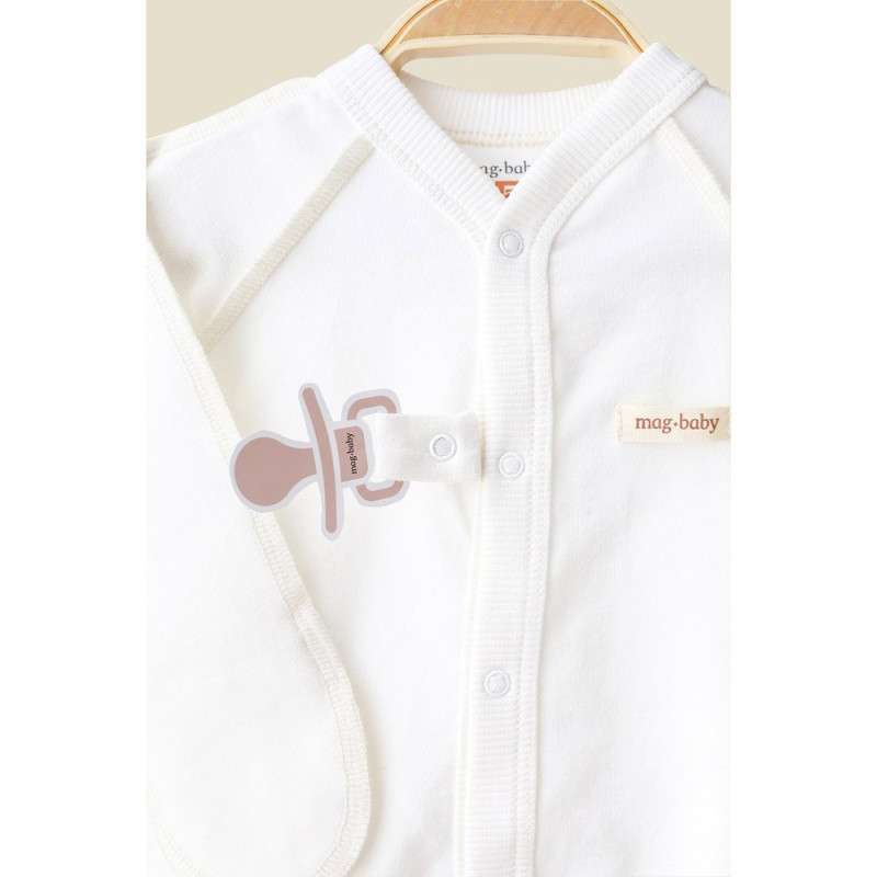 Чоловічки MagBaby Emeri, 62 розмір, 0-3 міс молочний