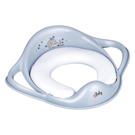 Накладка на унітаз Maltex м'яка Minimal Padded toilet trainer seat-Whale 6130_35 blue блакитний