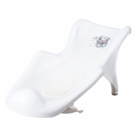 Гірка для купання Maltex з антиковзаючим килимком Bear Bath cradle with anti-slip mat 1940_60 white білий