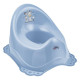 Горщик Maltex з антиковзаючим покриттям Zebra Chamber pot with anti slip rubber 6517_35 blue блакитний