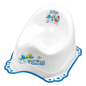 Горщик Maltex з антиковзаючим покриттям The Smurfs Chamber pot with anti slip rubber 1411_37 white білий