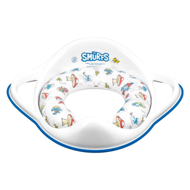 Накладка на унітаз Maltex м'яка The Smurfs Padded toilet trainer seat 1414_37 white білий