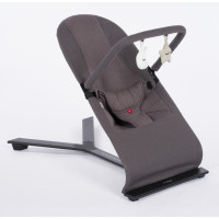 Шезлонг Mast Swiss Flex Bouncer Заколисувальний з бампером Dark Grey
