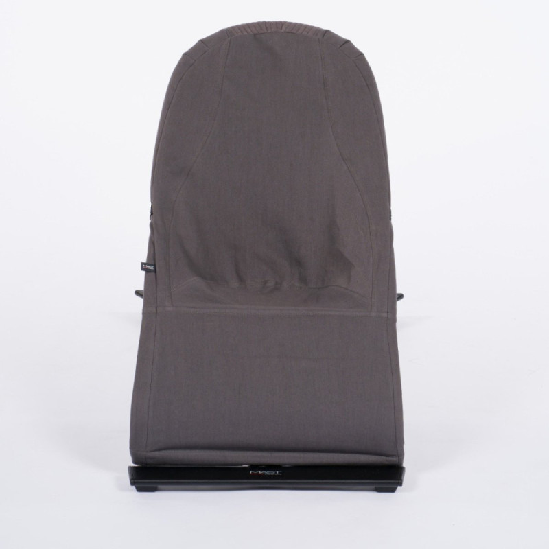 Шезлонг MAST SWISS Flex Bouncer Заколисувальний з бампером Dark Grey