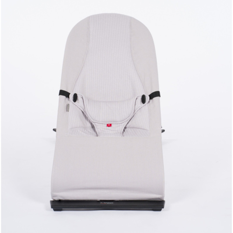 Шезлонг Mast Swiss Flex Bouncer Заколисувальний з бампером Light Grey