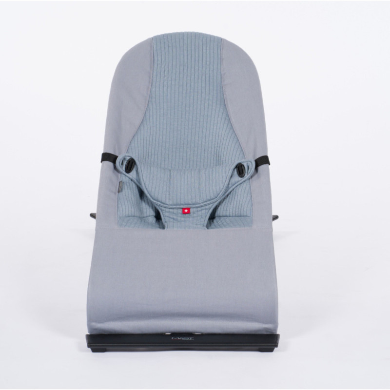 Шезлонг Mast Swiss Flex Bouncer Заколисувальний з бампером Steel Blue