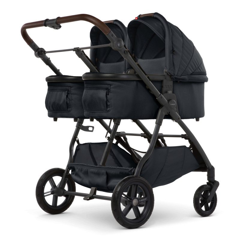 Прогулянкова коляска для двійні Mast Swiss M.Twin x Dark Grey