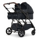 Прогулянкова коляска для двійні Mast Swiss M.Twin x Dark Grey