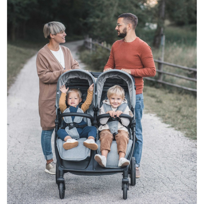 Прогулянкові коляски для двійні MAST SWISS M.Twin x Glacier Lake