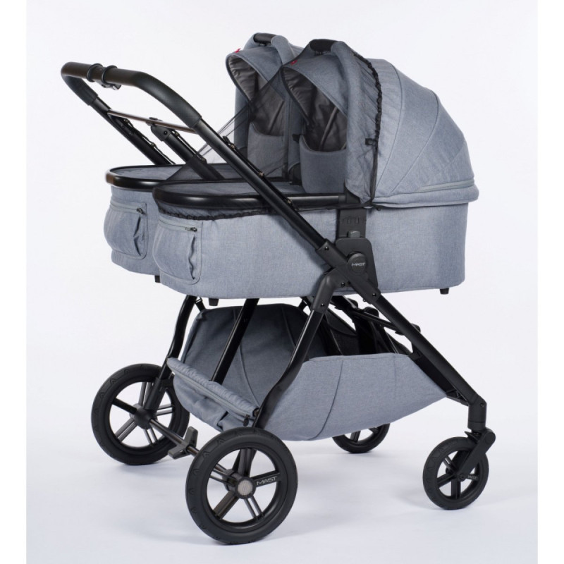 Прогулянкові коляски для двійні MAST SWISS M.Twin x Glacier Lake