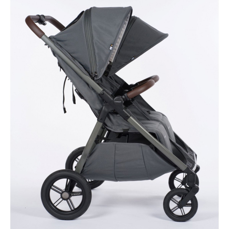 Прогулянкові коляски для двійні MAST SWISS M.Twin x Volcanic Ash