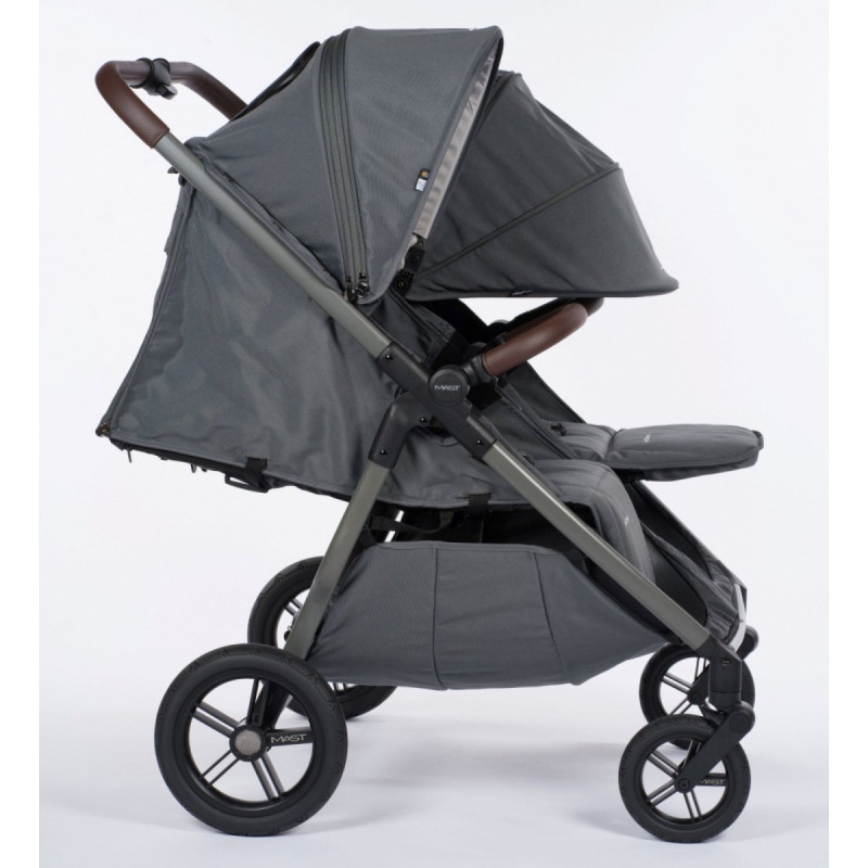 Прогулянкові коляски для двійні MAST SWISS M.Twin x Volcanic Ash