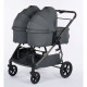 Прогулянкові коляски для двійні MAST SWISS M.Twin x Volcanic Ash