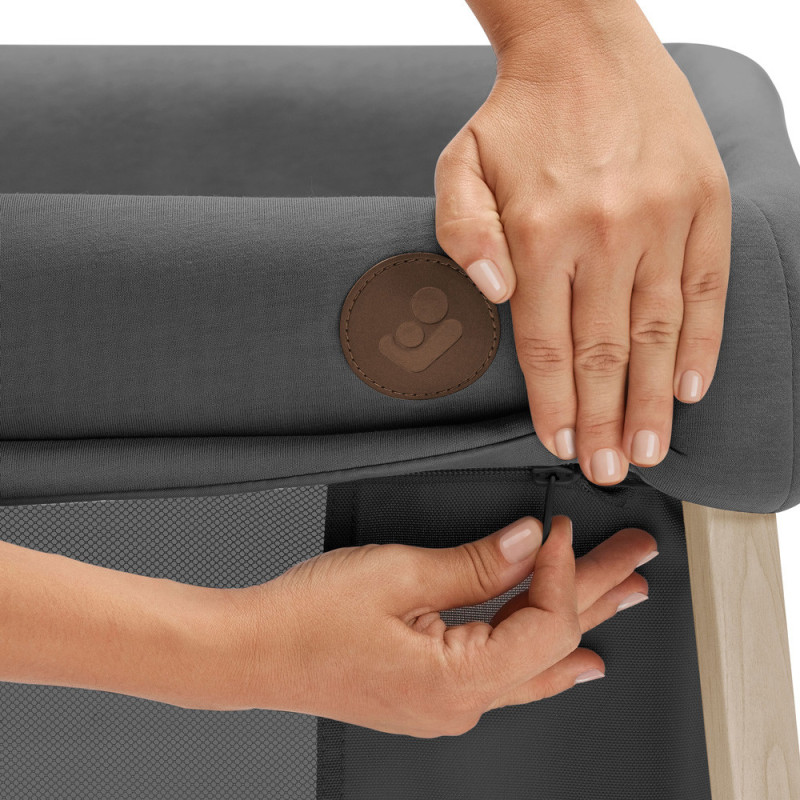 Ліжечко Maxi-Cosi Дорожнє Манеж Iris Beyond Graphite Eco