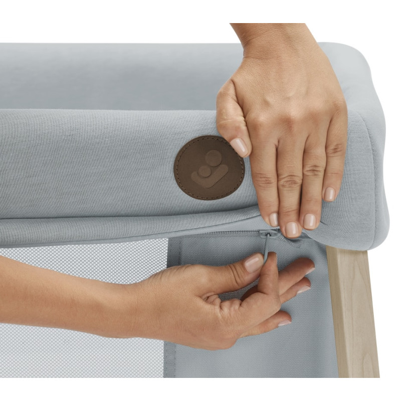 Ліжечко Maxi-Cosi Дорожнє Манеж Iris Beyond Grey Eco