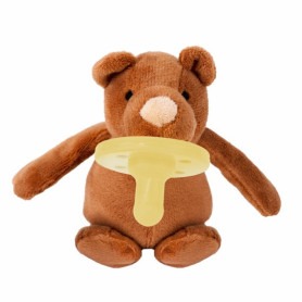 Іграшка MinikOiOi Пустушка силіконова з м'якою іграшкою Sleep Buddy Moi