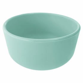 Тарілка MinikOiOi Глибока силіконова Bowl River Green