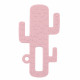 Пустушка MinikOiOi Прорізувач для зубів силіконовий Cactus - Pinky Pink