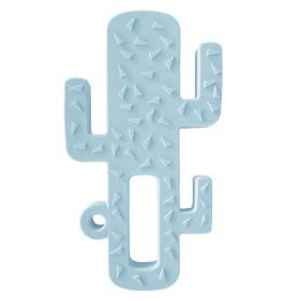 Пустушка MinikOiOi Прорізувач для зубів силіконовий Cactus - Mineral Blue