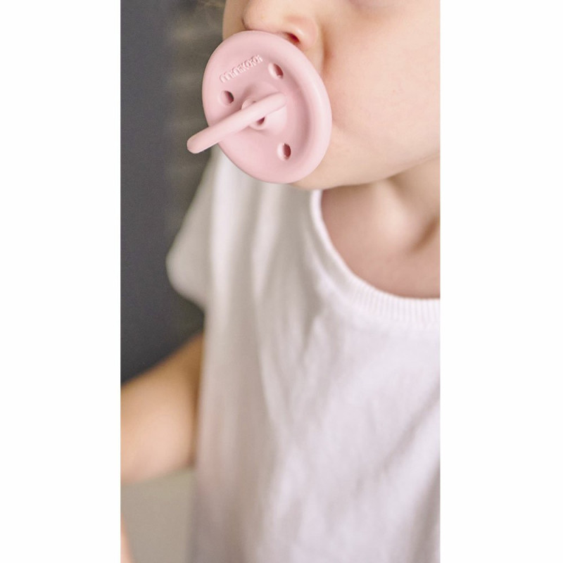 Пустушка MinikOiOi ортодонтична силіконова 100% Binkee 0+ Month - Velvet Rose