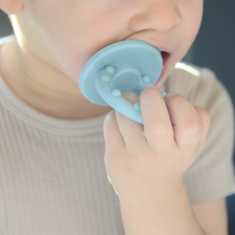 Пустушка MinikOiOi силіконова 100% BASICS Gumy - Powder Grey, 3 м+