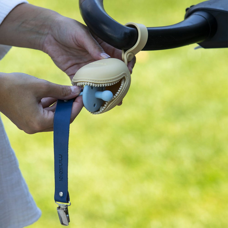 Пустушка MinikOiOi Футляр для пустушки силіконовий Pod - River Green