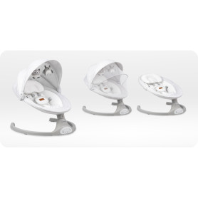 Крісло-гойдалка MoMi KENANI Light Grey