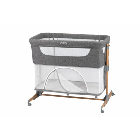Ліжечко дитяче прямокутне MoMI SMART BED 4in1 Gray