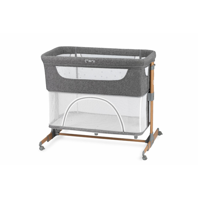 Ліжечко дитяче прямокутне MoMI SMART BED 4in1 Gray