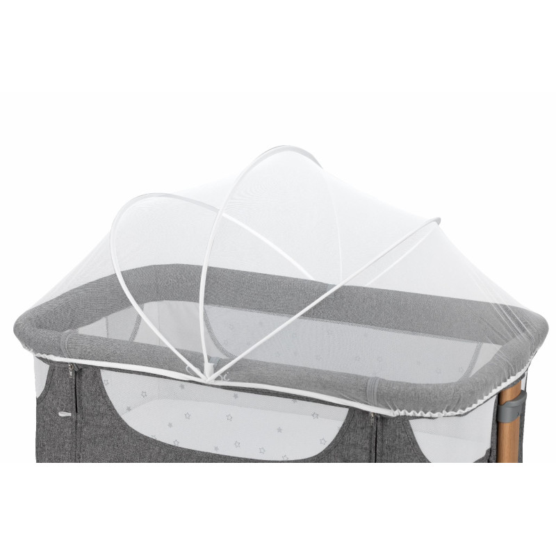 Ліжечко дитяче прямокутне MoMI SMART BED 4in1 Gray