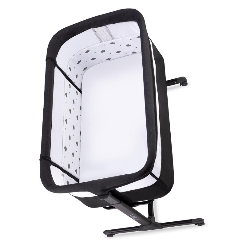Ліжечко дитяче прямокутне MoMi REVO Dark Gray