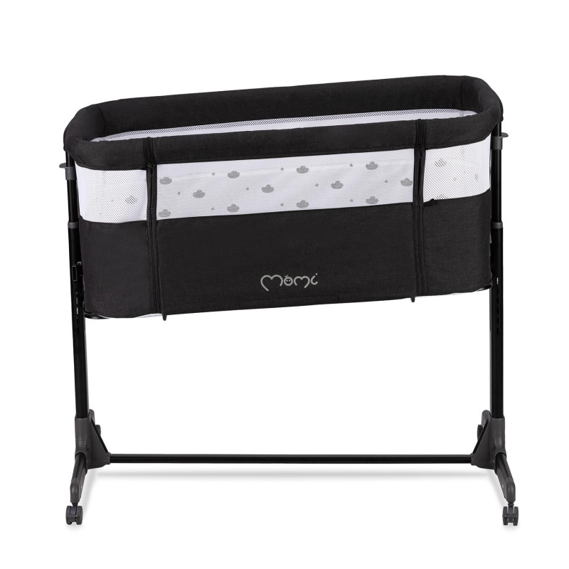 Ліжечко дитяче прямокутне MoMi REVO Dark Gray