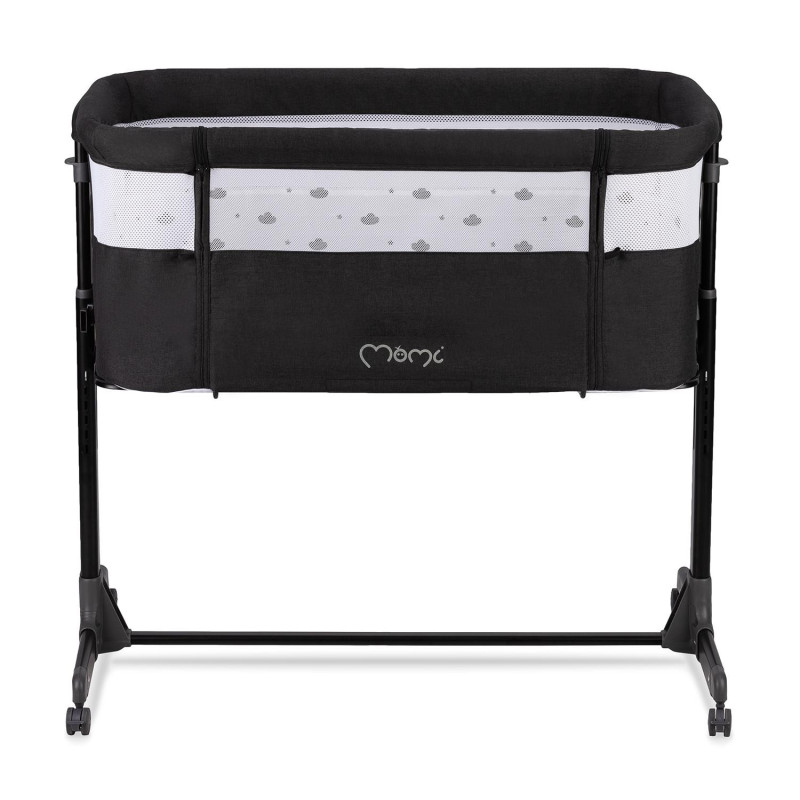 Ліжечко дитяче прямокутне MoMi REVO Dark Gray