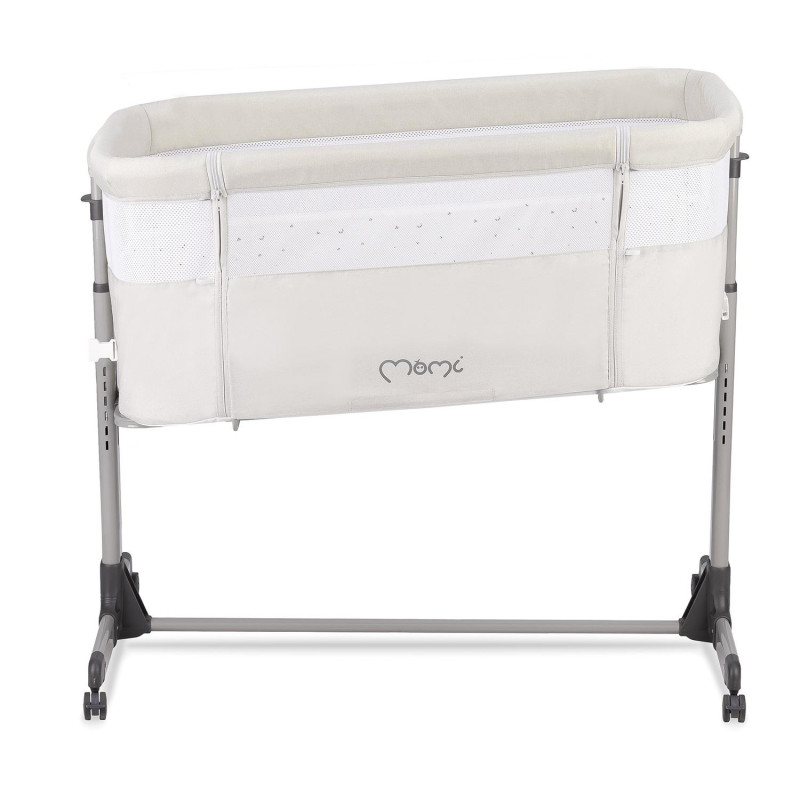 Ліжечко дитяче прямокутне MoMi REVO Light Gray