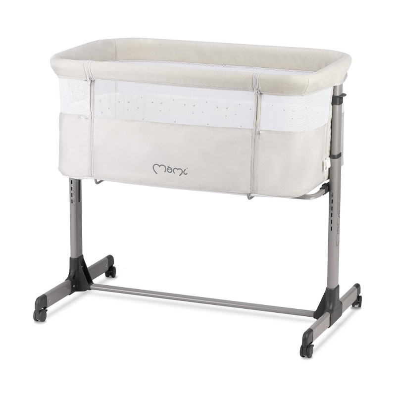 Ліжечко дитяче прямокутне MoMi REVO Light Gray