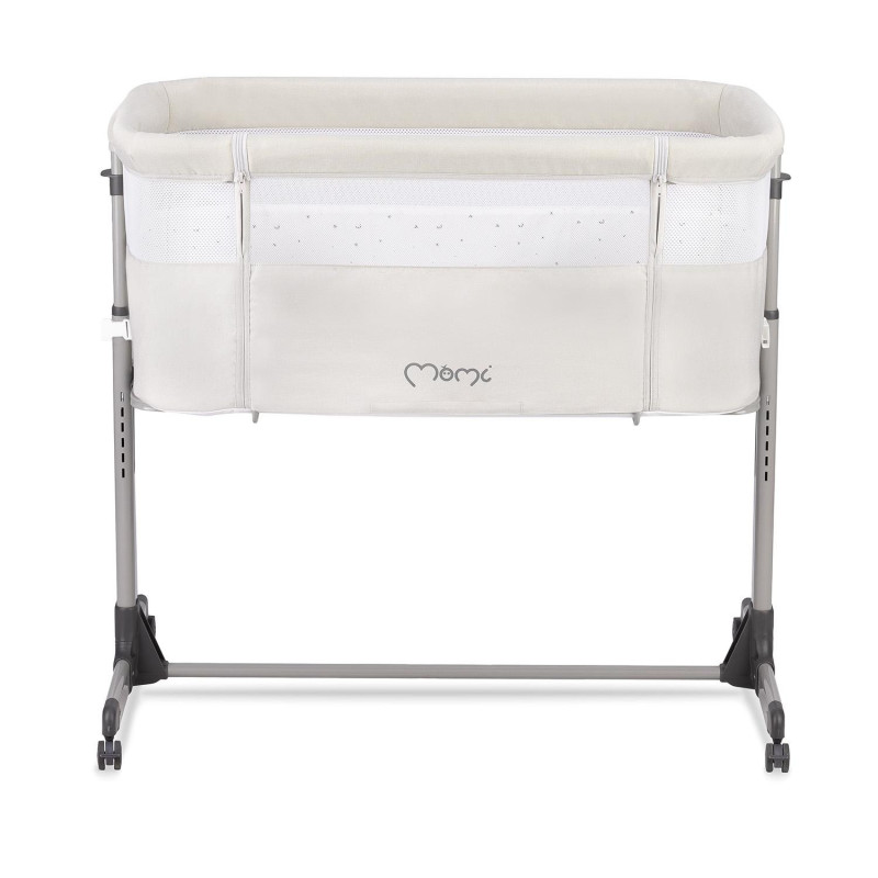Ліжечко дитяче прямокутне MoMi REVO Light Gray