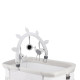 Ліжечко дитяче прямокутне MoMi REVO Light Gray