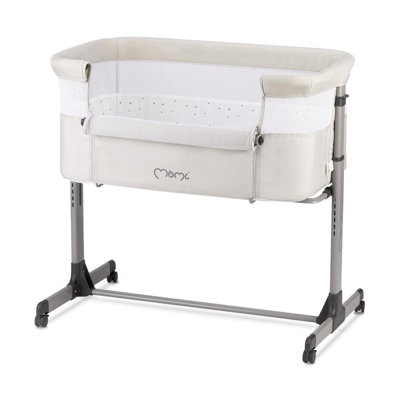Ліжечко дитяче прямокутне MoMi REVO Light Gray