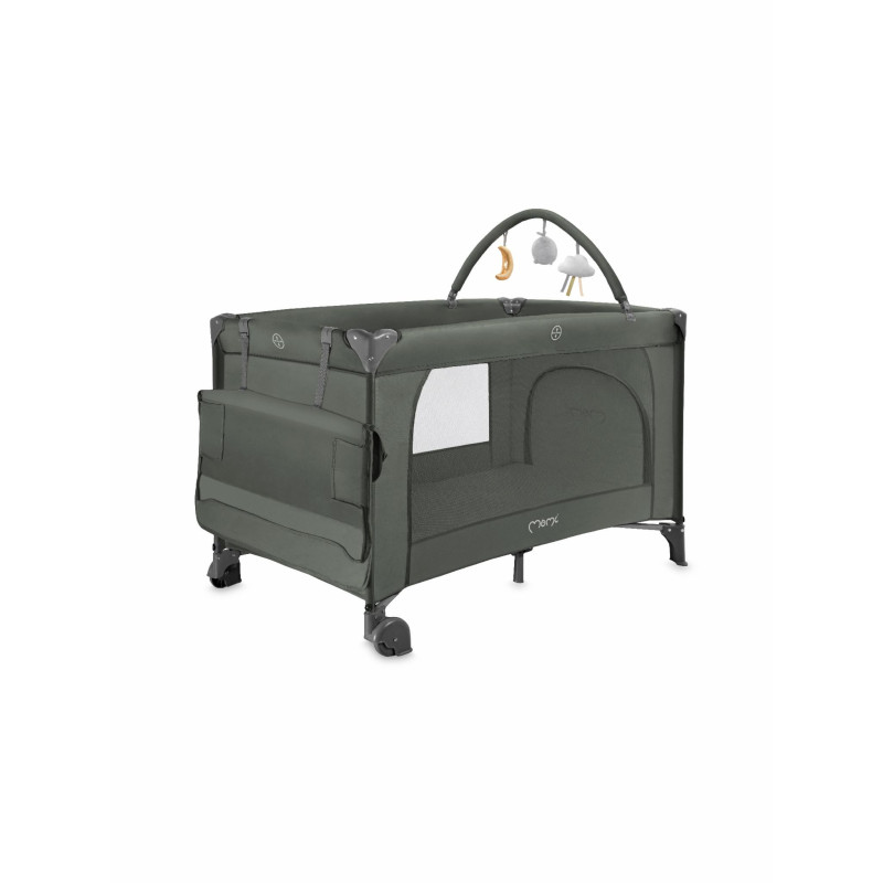 Манеж класичний MoMi BELOVE PLUS Dark Green