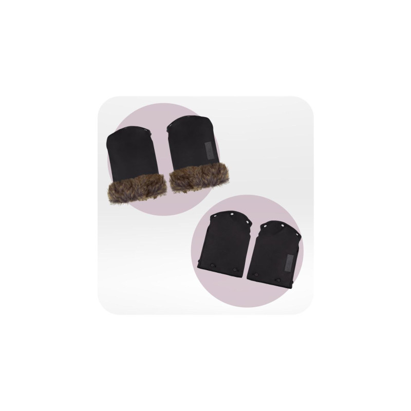 Муфта-рукавиці для коляски MoMi SILDI Black