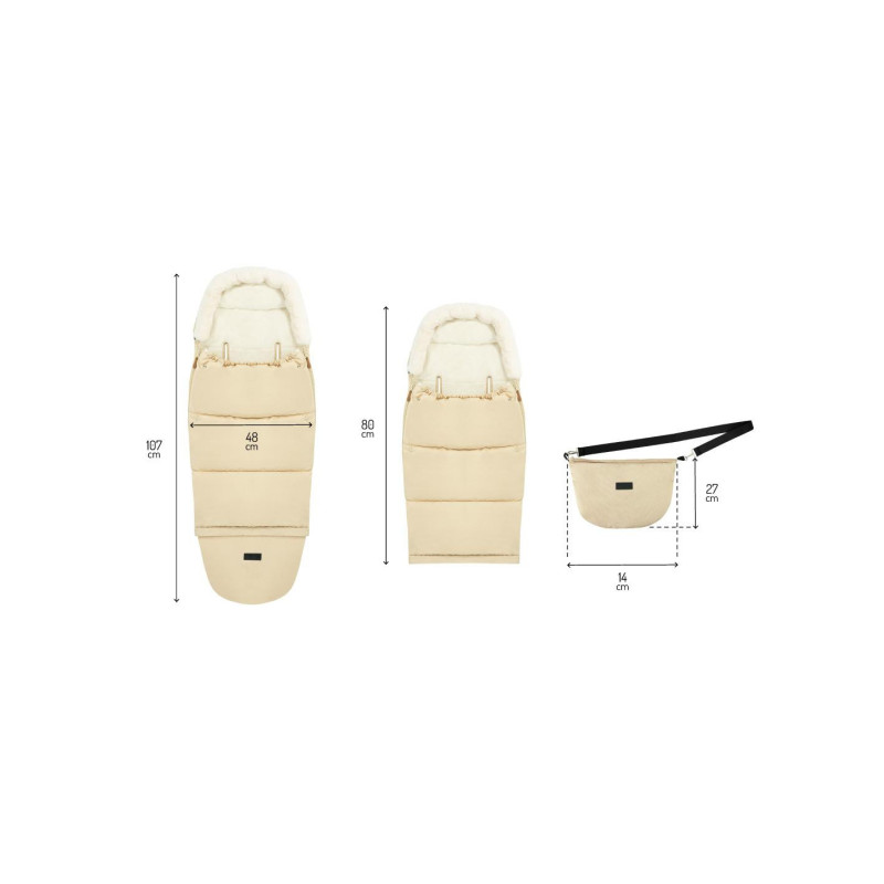 Конверт для коляски MoMi SARDI Beige