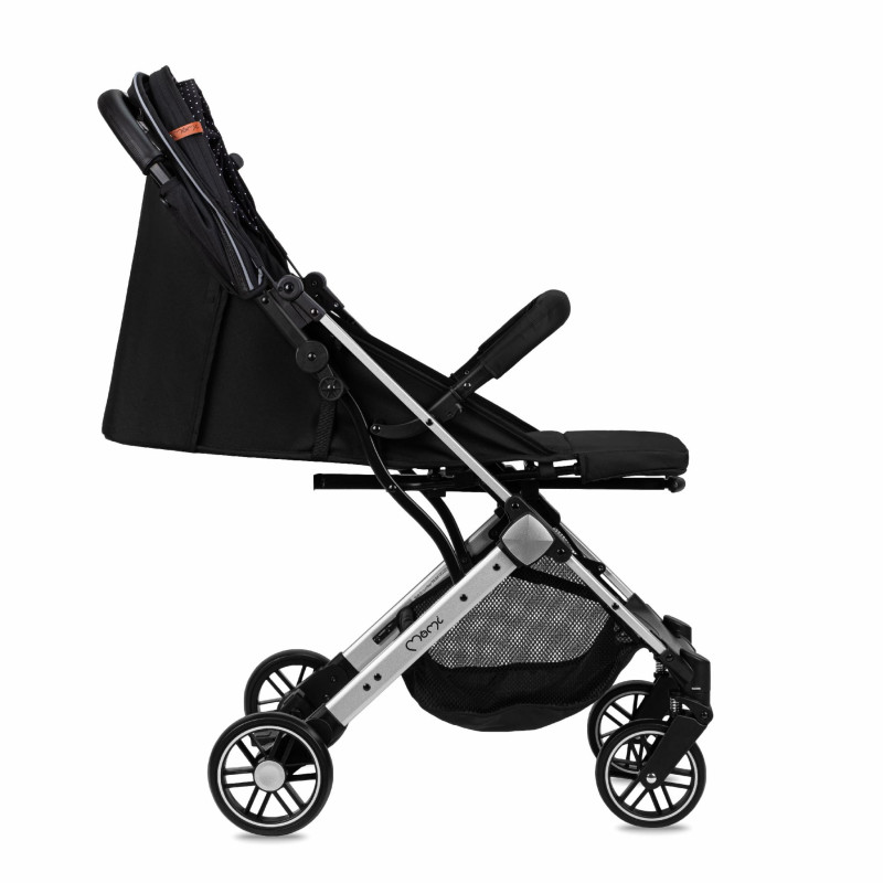 Прогулянкова коляска MoMi ESTELLE LIGHT Black-Silver