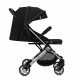Прогулянкова коляска MoMi ESTELLE LIGHT Black-Silver