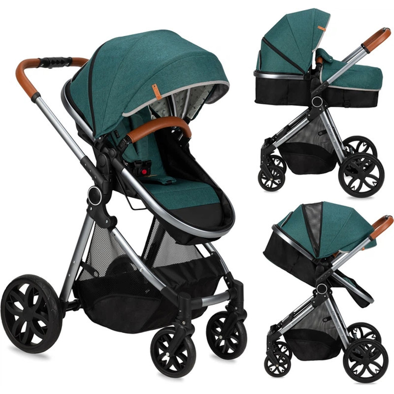 Універсальна коляска 2 в 1 MoMi LIMURU 2in1 green