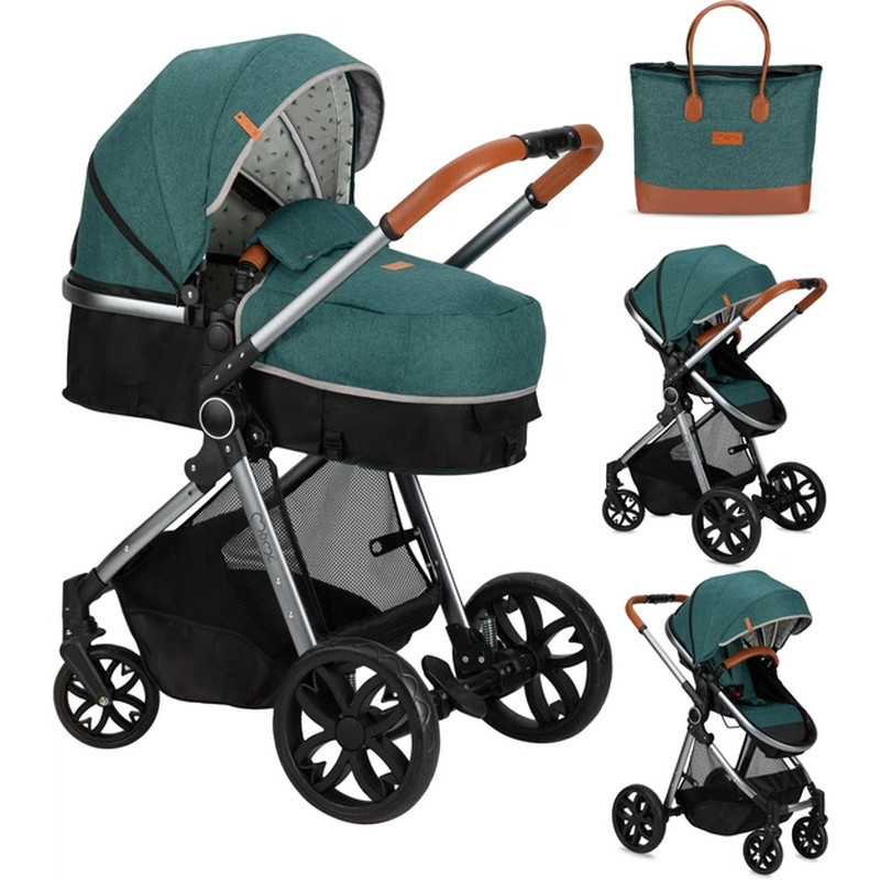 Універсальна коляска 2 в 1 MoMi LIMURU 2in1 green