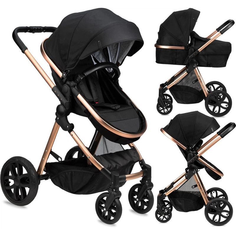 Універсальна коляска 2 в 1 MoMi LIMURU 2in1 black