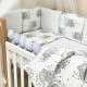 Постільна білизна Msonya Happy night Слоники білий Постільна білизна Msonya Happy night Слоники білий