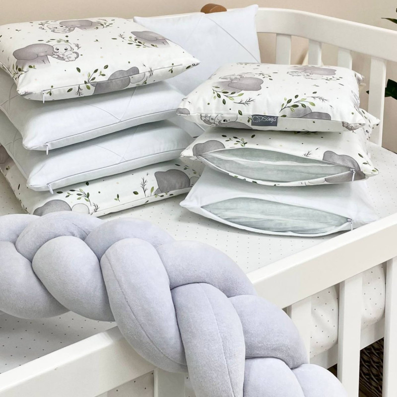 Постільна білизна Msonya Happy night Слоники білий